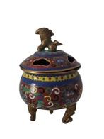 Wierrook pot - antiek chinees emaille, Antiek en Kunst, Verzenden
