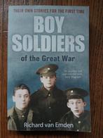 WW1 Boy Soldiers of the Great War.  R. van Emden, Ophalen of Verzenden, Voor 1940, Gelezen