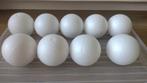 9 ronde styropor bollen, Ophalen of Verzenden, Nieuw, Materiaal