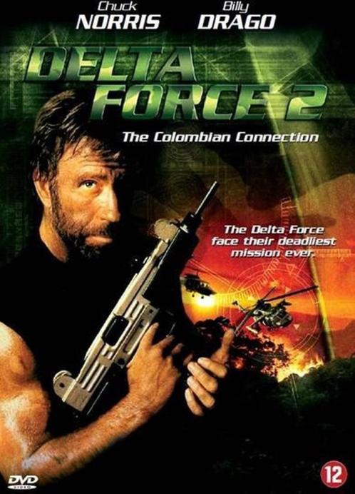 Delta Force 1 + Delta force 2 - Chuck Norris, Cd's en Dvd's, Dvd's | Actie, Zo goed als nieuw, Actie, Vanaf 16 jaar, Verzenden