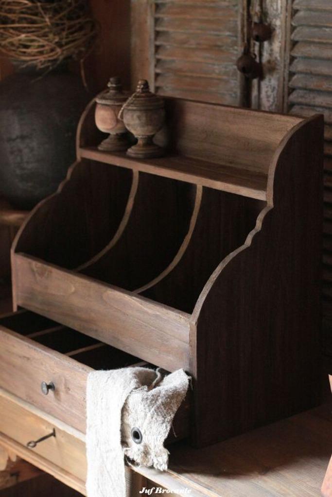 Gruttersbak sober met lade, Huis en Inrichting, Woonaccessoires | Overige, Nieuw, Ophalen of Verzenden