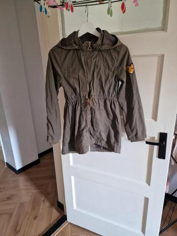 Olijfgroen Jack met Capuchon en Taillekoord - H&M beschikbaar voor biedingen