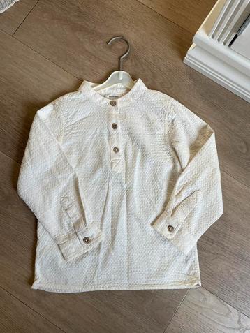 Creme blouse Lil’ Atelier maat 110 beschikbaar voor biedingen