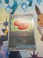 Buddy-Buddy Poffin 144/162 - Pokémon TCG NM, Ophalen of Verzenden, Zo goed als nieuw, Losse kaart, Foil