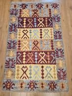 Handgeknoopt oosters tapijt modern design 126x79, Info@SlatsAntiek.nl, Crème, 100 tot 150 cm, Perzisch