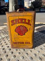 Vintage groot Shell Motorolie Blik, Verzamelen, Ophalen, Gebruikt, Overige, Overige merken