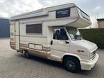 Dethleffs Alkoof Camper Fiat Ducato 280 2.5d, zonnepaneel, Caravans en Kamperen, Campers, Chemisch toilet, Reservewiel, Fiat, Bedrijf