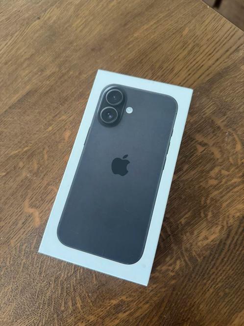 Iphone 16 128GB Zwart | Geseald + Garantie, Telecommunicatie, Mobiele telefoons | Apple iPhone, Nieuw, 128 GB, Zonder abonnement