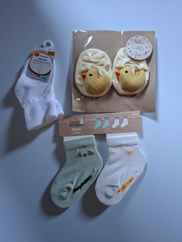 Babysokjes nieuw, Kinderen en Baby's, Babykleding | Schoentjes en Sokjes, Ophalen of Verzenden, Nieuw, Meisje, Slofjes
