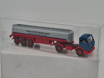 Mercedes vrachtwagen tankoplegger Schrottmann - Wiking 1/87 beschikbaar voor biedingen