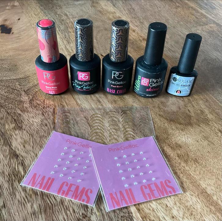 Gellac Starterspakket met Rostem UV LED Lamp, Sieraden, Tassen en Uiterlijk, Uiterlijk | Cosmetica en Make-up, Zo goed als nieuw