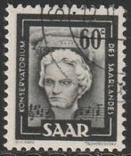 Saar 1949 273 Beethoven 60c, Gest, Postzegels en Munten, Postzegels | Europa | Duitsland, Ophalen of Verzenden, Overige periodes