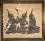 259. Inkttekening, drie muzikanten, 1938, Antiek en Kunst, Ophalen of Verzenden