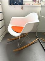 Eames (replica) schommelstoel, Huis en Inrichting, Stoelen, Ophalen, Kunststof, Wit, Zo goed als nieuw