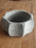 Ptmd bloempot beton schaal pot bak sober stoer bloembak, 25 tot 40 cm, Rond, Nieuw, Minder dan 40 cm