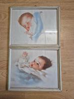 2 Vintage Bessie Peage schilderijtjes, Ophalen