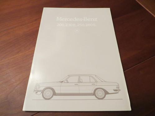 Folder Mercedes-Benz 200, 230 E, 250, 280 E W123 1982, Boeken, Auto's | Folders en Tijdschriften, Zo goed als nieuw, Mercedes