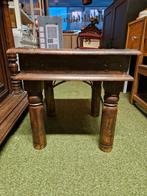 Vintage Bajot tafels | Medium | Massief Teakhout | India, Huis en Inrichting, Ophalen, Minder dan 50 cm, Gebruikt, Minder dan 50 cm
