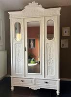 Brocante biedermeier meidenkast kleding linnen leg kind baby, Huis en Inrichting, Kasten | Kledingkasten, Ophalen, Eikenhout, 100 tot 150 cm