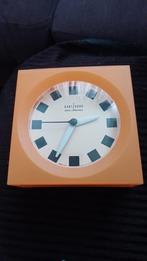 Karllssson retro klokje oranje, Ophalen of Verzenden, Zo goed als nieuw, Wandklok