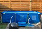 Intex zwembed incl pomp en solarbol, Tuin en Terras, Zwembaden, Ophalen, Gebruikt, Opzetzwembad, 200 tot 400 cm