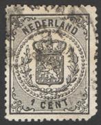 Nederland NVPH nr 14 gestempeld Maak uw serie compleet!, Ophalen of Verzenden, T/m 1940, Gestempeld