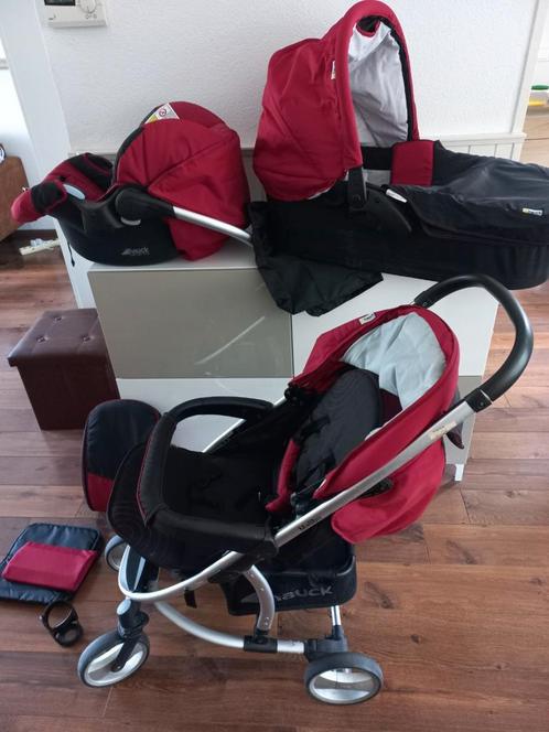Hauck 3 in 1 kinderwagenset, Kinderen en Baby's, Kinderwagens en Combinaties, Zo goed als nieuw, Combiwagen, Overige merken, Ophalen