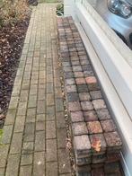 Cobblestones 10x10cm roestkleur, Tuin en Terras, Ophalen, Gebruikt, Klinkers, 5 tot 10 m²