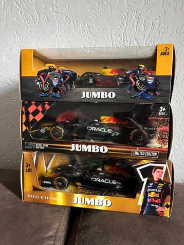 Red Bull racing jumbo max verstappen Bburago beschikbaar voor biedingen