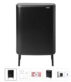 Brabantia - Bo touch 60 liters black (nieuw), Kunststof, 50 tot 75 cm, Nieuw, 40 liter of meer