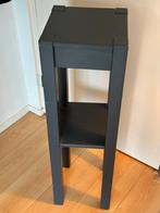 Houten plantentafel geverfd blauw, Huis en Inrichting, Woonaccessoires | Zuilen en Pilaren, Ophalen, Zo goed als nieuw