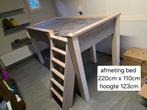 Hoogslaper steigerhout, Kinderen en Baby's, Kinderkamer | Stapelbedden en Hoogslapers, Ophalen, Gebruikt, Hoogslaper
