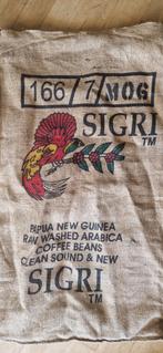 Koffie zakken van jute, Hobby en Vrije tijd, Stoffen en Lappen, Gebruikt, 120 cm of meer, Ophalen of Verzenden, Katoen