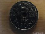 1 kron munt uit Norwegen (1997,1998,1999 of 2000), Verzenden, Overige landen, Losse munt
