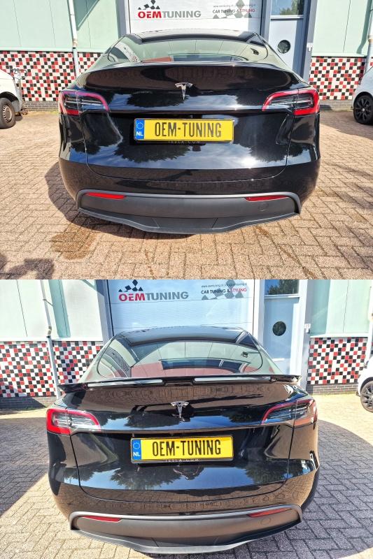 Tesla model Y | Turbo style spoiler | 2021-2024 | hoogglans, Ophalen of Verzenden