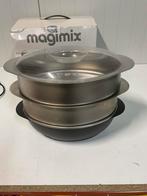 Magimix steamer stomer met rvs schalen met doos, Ophalen, Zo goed als nieuw, Rvs