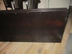 koloniale eethoek met 4 stoelen maat tafel 165 cm lang., Huis en Inrichting, Tafels | Eettafels, Ophalen, Gebruikt, Eikenhout
