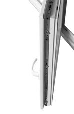 Kunststof Kozijn Draaikiep  B60 H50cm Wit, Doe-het-zelf en Verbouw, Niet ingevuld, Kunststof, Minder dan 75 cm, Raamkozijn