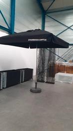 Tuuci x Starbucks design parasol zwart lounge tuin terras, Gebruikt, Stokparasol, Ophalen