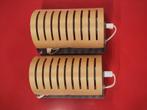 2x vintage Ikea wandlampje Strimma V9906 hout lamp wandlamp, Gebruikt, ., Scandinavisch Zweeds design japandi jaren 90, Ophalen of Verzenden