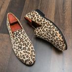 Luipaard heren loafers schoenen mannen mocassins panter, Verzenden, Nieuw, Loafers