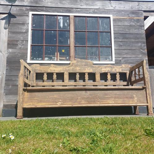 klepbank, Antiek en Kunst, Antiek | Meubels | Stoelen en Banken, Ophalen of Verzenden