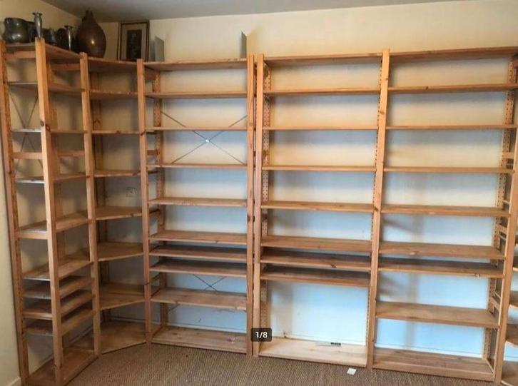 65 planken en zijpanelen voor IVAR Stellingkasten 30 diep, Huis en Inrichting, Kasten | Stellingkasten, Ophalen