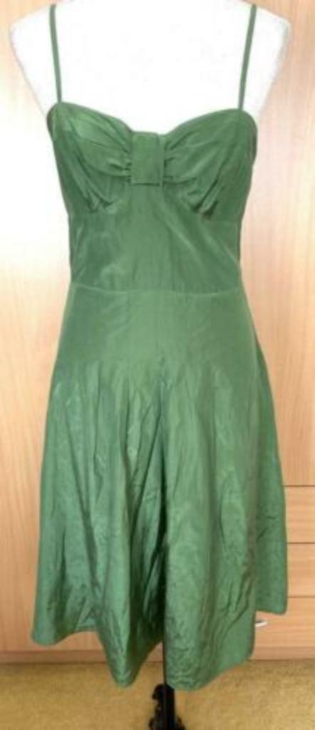 Steps jurk maat 36 groen, Kleding | Dames, Jurken, Zo goed als nieuw, Maat 36 (S), Groen, Knielengte, Ophalen of Verzenden