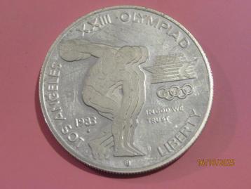 No.793- USA L.Angeles OLYMP.SPELEN 1983 1 Dollar Zilver beschikbaar voor biedingen