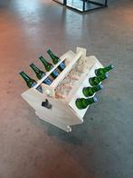 houten V8 motor blok voor bierflesjes en glazen, Ophalen, Nieuw