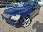 Mercedes-Benz C-klasse 180 K. Classic Sedan 2004. Airco/Crui, Auto's, Mercedes-Benz, 13 km/l, Zwart, Blauw, 1796 cc