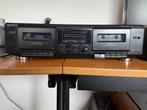 Sony TC-WE305 stereo cassettedeck, Ophalen of Verzenden, Dubbel, Sony, Auto-reverse