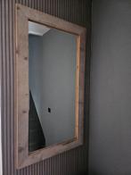 Mooie Spiegel met Houten Frame, Ophalen, 100 tot 150 cm, Zo goed als nieuw, 75 tot 100 cm