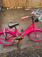Knalroze Loekie kinderfiets 20 inch, Ophalen, Gebruikt, 20 inch, Handrem